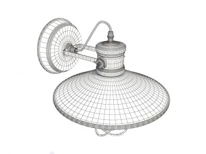 sconce antique industrial 3D Model