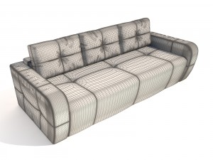 sofa renata pufetto 3D Модель