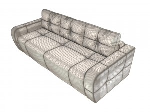 sofa renata pufetto 3D Модель