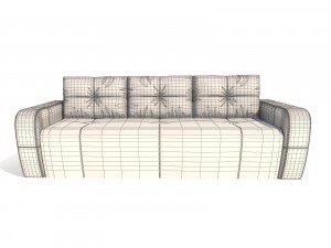 sofa renata pufetto 3D Модель