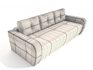 sofa renata pufetto 3D Модель