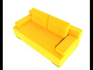 sofa marta pufetto Model 3D