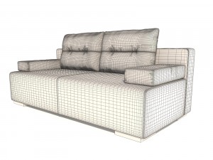 sofa marta pufetto Model 3D