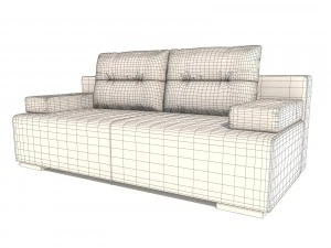 sofa marta pufetto 3D Model