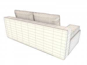 sofa marta pufetto Model 3D