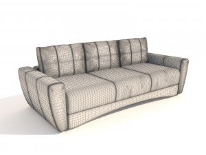 sofa pufetto andrea Model 3D