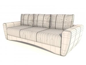 sofa pufetto andrea 3D Model