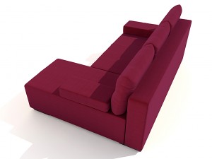 sofa marta pufetto 3D Model