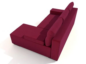 sofa marta pufetto 3D Model
