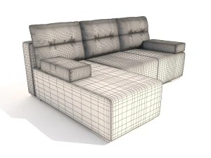 sofa marta pufetto 3D Model