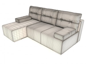 sofa marta pufetto 3D Model