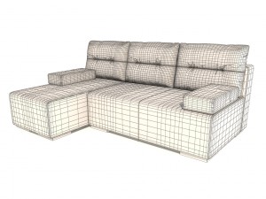 sofa marta pufetto 3D Model