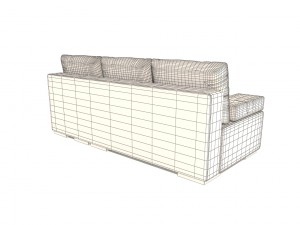 sofa marta pufetto 3D Model