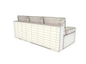 sofa marta pufetto 3D Model