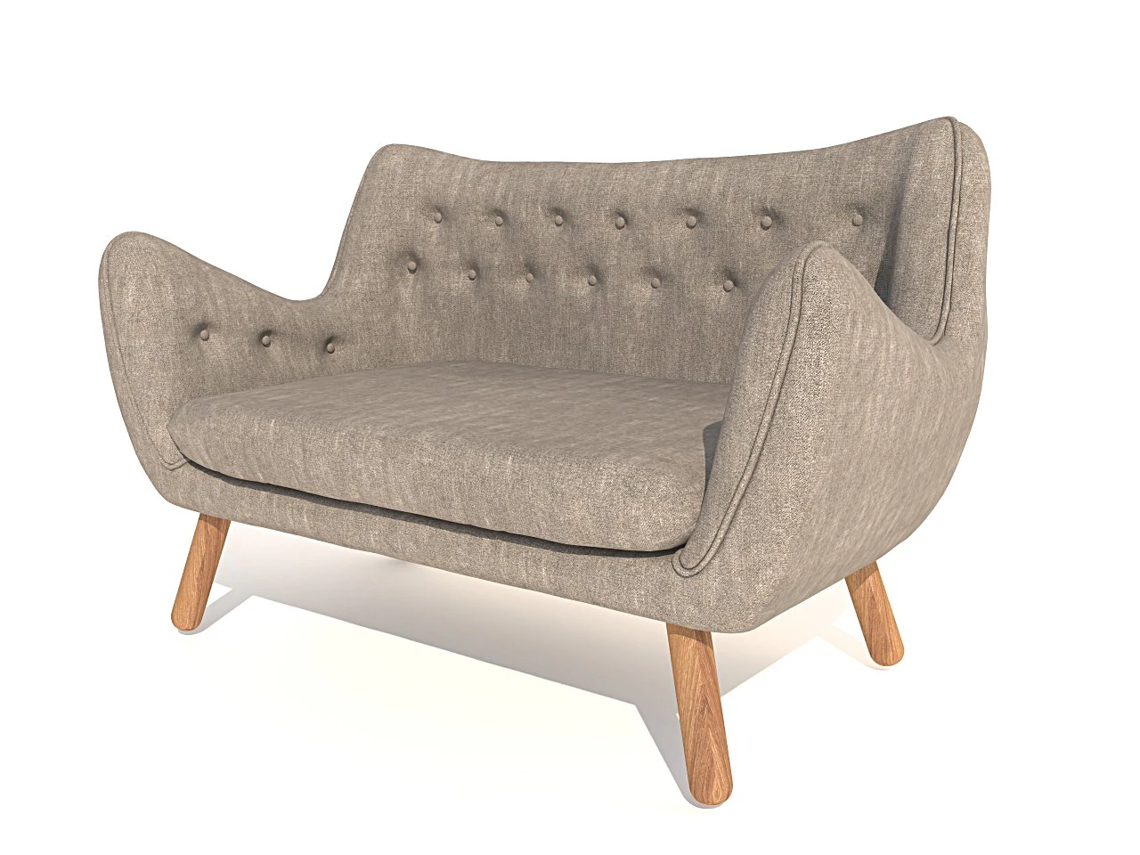 sofa poet 3D Model .c4d .max .obj .3ds .fbx .stl .blend 