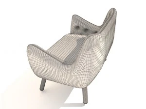 sofa poet 3D Model