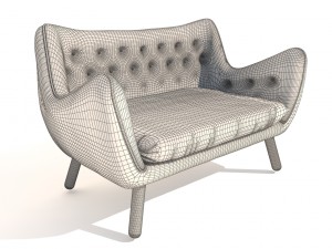 sofa poet 3D 모델