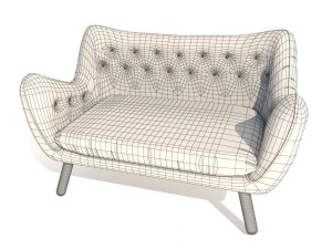 sofa poet 3D Model