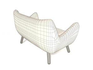 sofa poet 3D Model