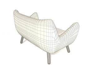 sofa poet 3D Model