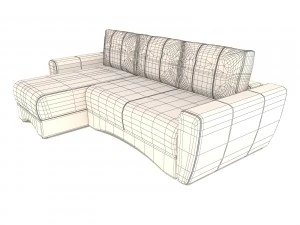 sofa andrea pufetto 3D Model