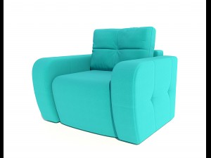 armchair renata pufetto 3D मॉडल