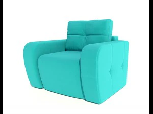 armchair renata pufetto 3D Model