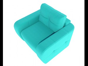 armchair renata pufetto 3D मॉडल