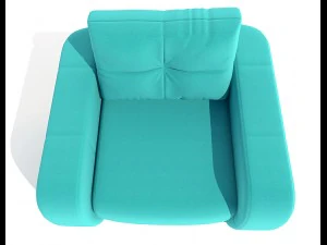 armchair renata pufetto 3D Model