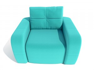 armchair renata pufetto 3D मॉडल
