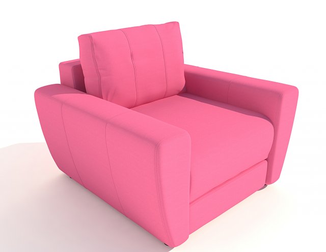 armchair andrea pufetto 3D Model .c4d .max .obj .3ds .fbx .stl .blend 
