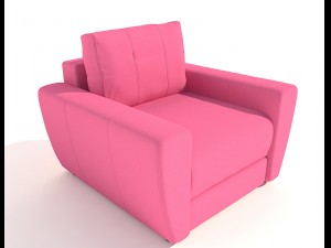armchair andrea pufetto 3D Model