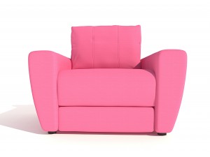 armchair andrea pufetto 3D Model