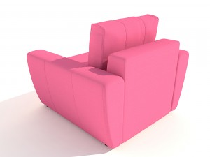 armchair andrea pufetto 3D Model