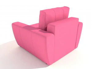 armchair andrea pufetto 3D Model