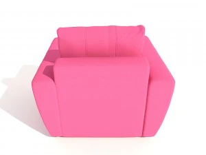 armchair andrea pufetto 3D Model