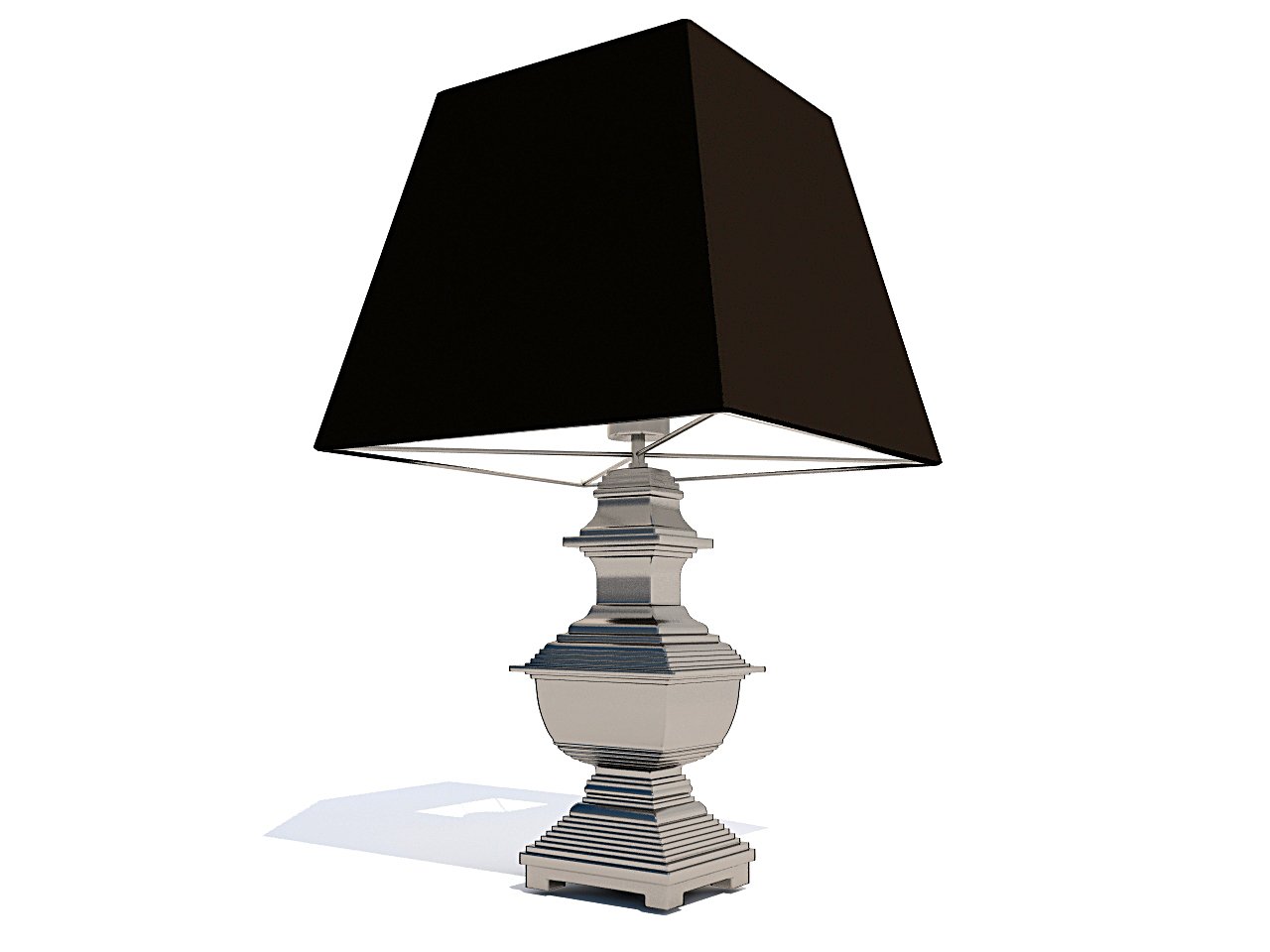 Lamp 3d model. Hudson Valley gaines 2100.