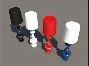 floor lamp de la espada 3D Model
