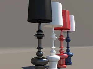 floor lamp de la espada 3D Model