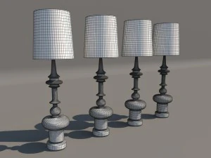 floor lamp de la espada 3D Model
