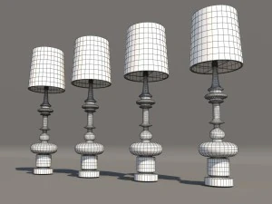 floor lamp de la espada 3D Model