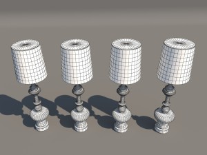 floor lamp de la espada 3D Model
