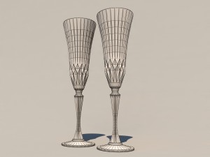 stemware zara home Model 3D