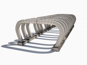 bicycle parking Model 3D