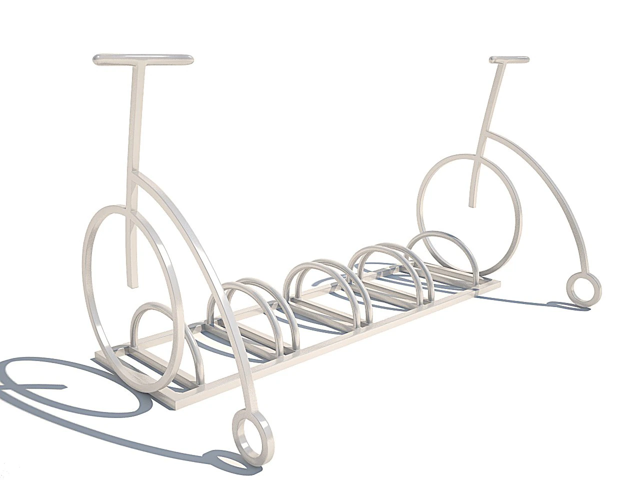 bicycle parking 3D Model .c4d .max .obj .3ds .fbx .stl .blend 