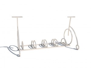 bicycle parking 3D Model