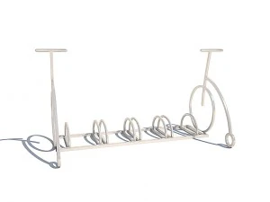 bicycle parking 3D Model