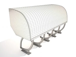 bicycle parking 3D Model