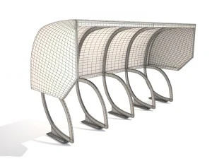 bicycle parking 3D Model