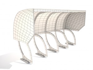bicycle parking 3Dモデル